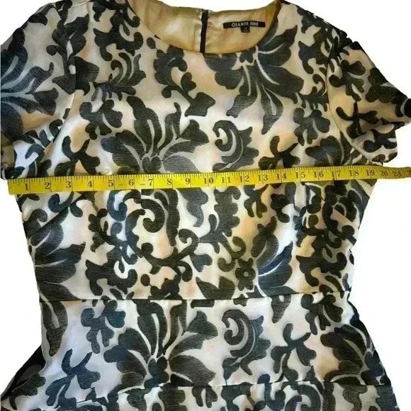 Nicole Miller French Roman Style Bodycon A Line Sleeveless Dress 10. #168 - Picture 6 of 12